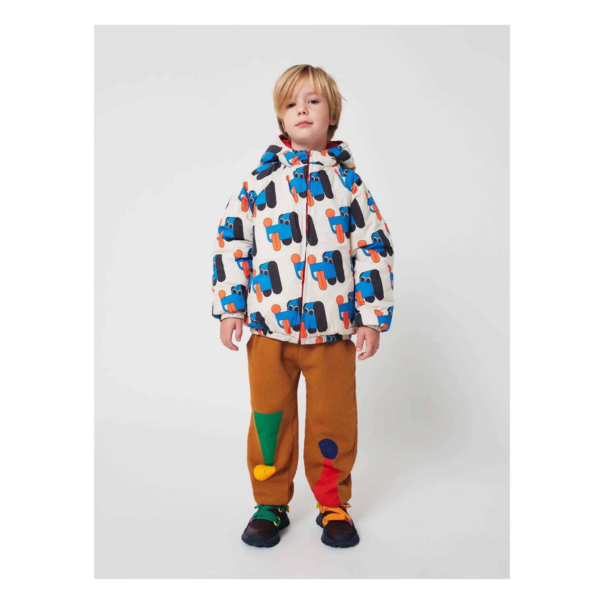 Bobo Choses - Reversible Recycled Fiber Waterproof Jacket | White