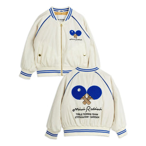 Mini Rodini - Recycled Fiber Ping Pong Jacket | White