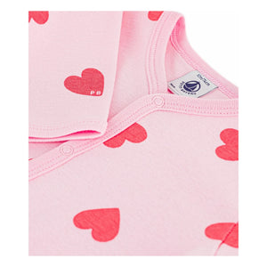 Petit Bateau - Sleep Well Hearts PB Pajama | Pink