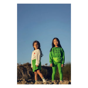 Mini Rodini - Grown and Returned Bag Made from Recycled Fiber | Fluorescent Green