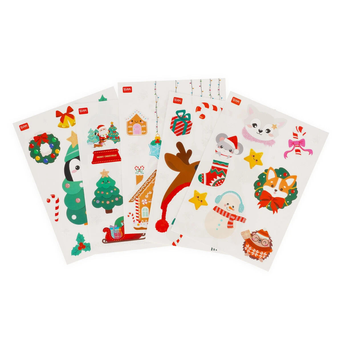 Legami - Set of 75 Static Cling Window Stickers - Windo-Wow
