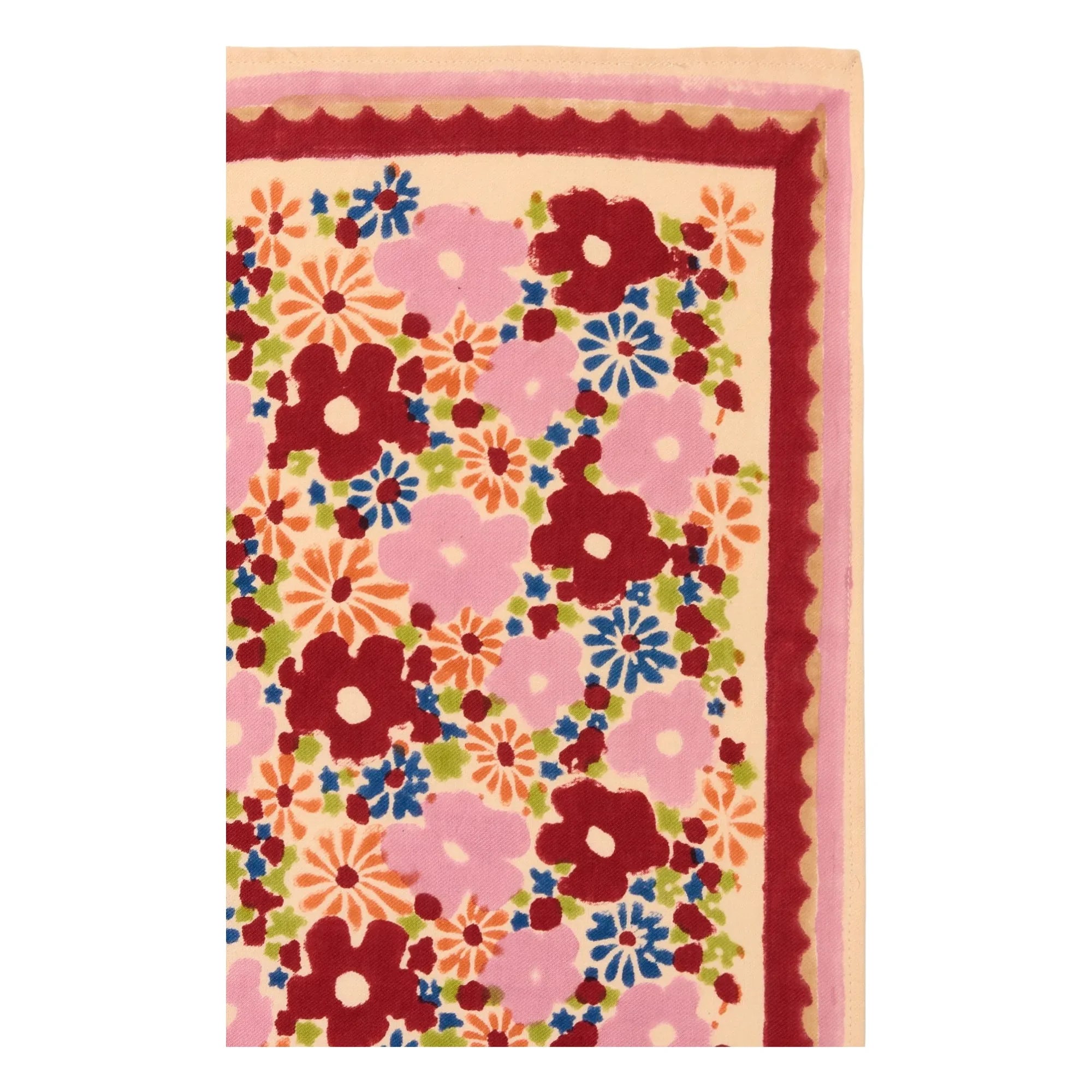 Apaches - Manika Fleuri Small Scarf | Pink