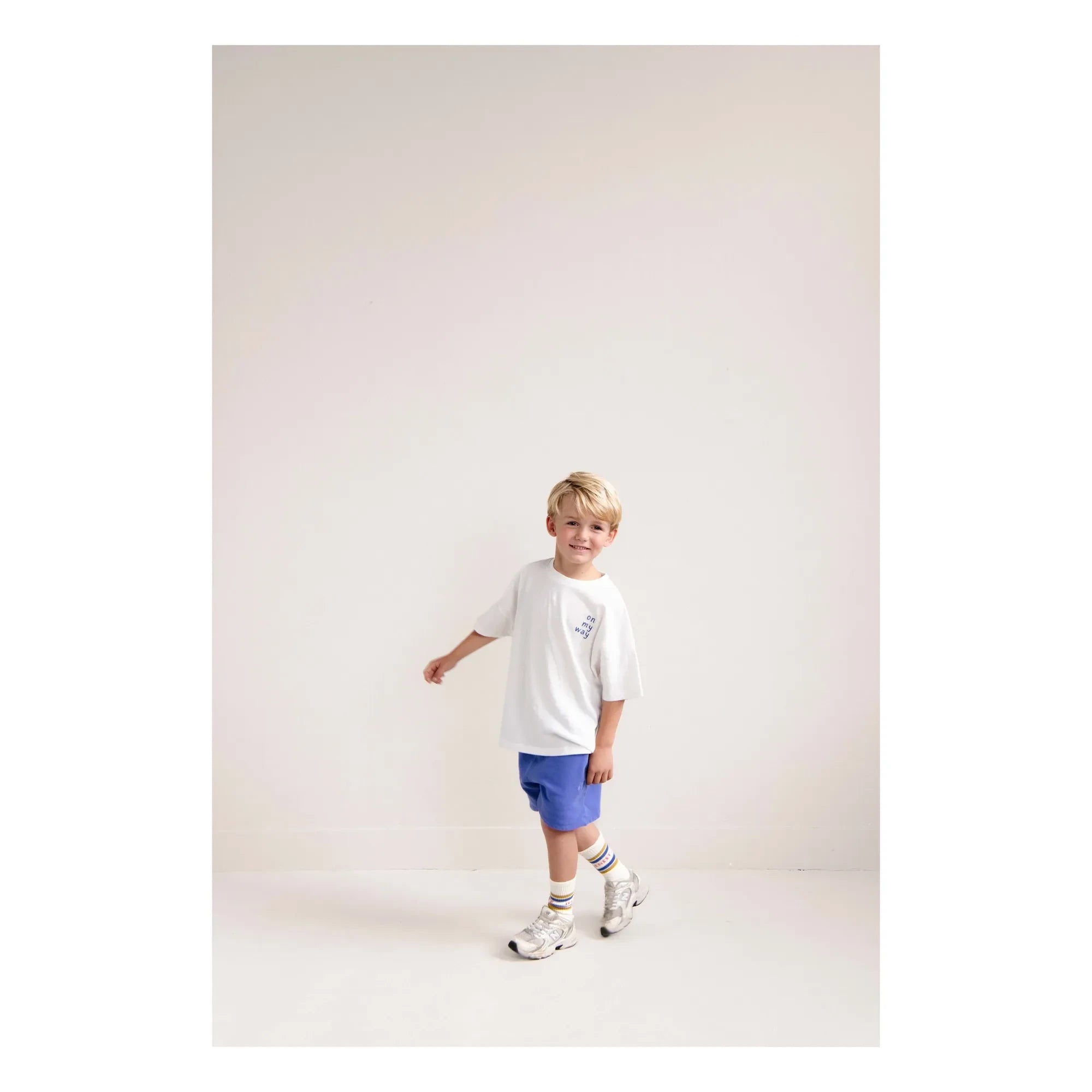 Jenest - Oversized T-Shirt Ben On my Way Organic Cotton | White