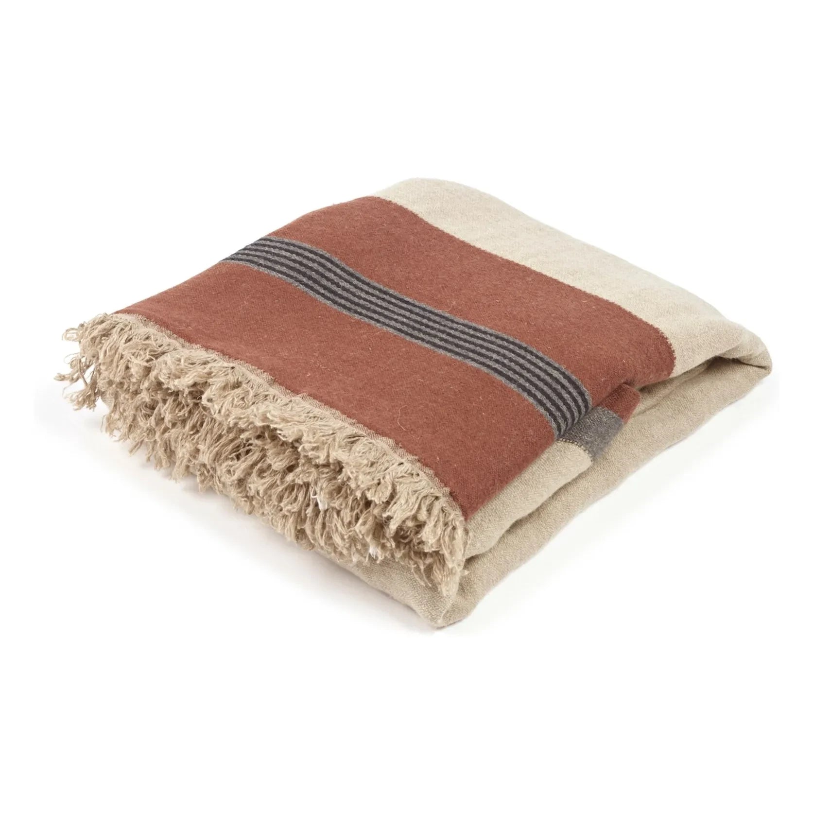 Libeco - Linen Bed Cover Sienna | Brown