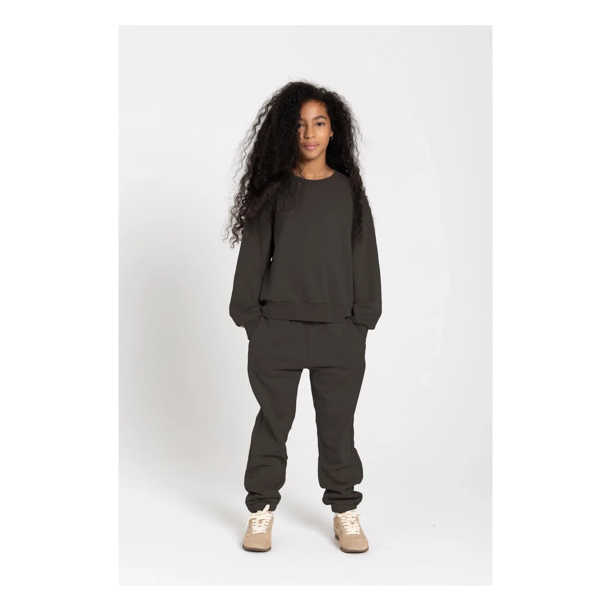Smallable Kid - Maia organic cotton sweatshirt | Dark Gray
