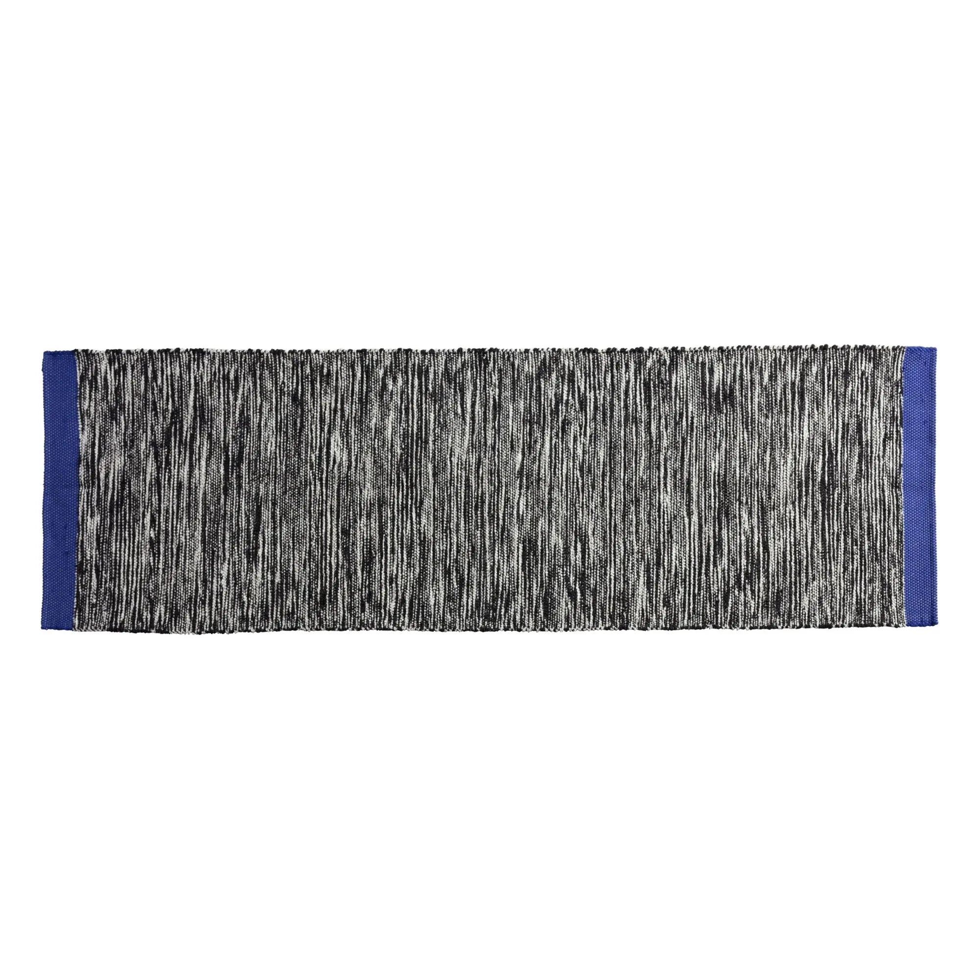 La cerise sur le gâteau - Matt Recycled Cotton Rug | Black