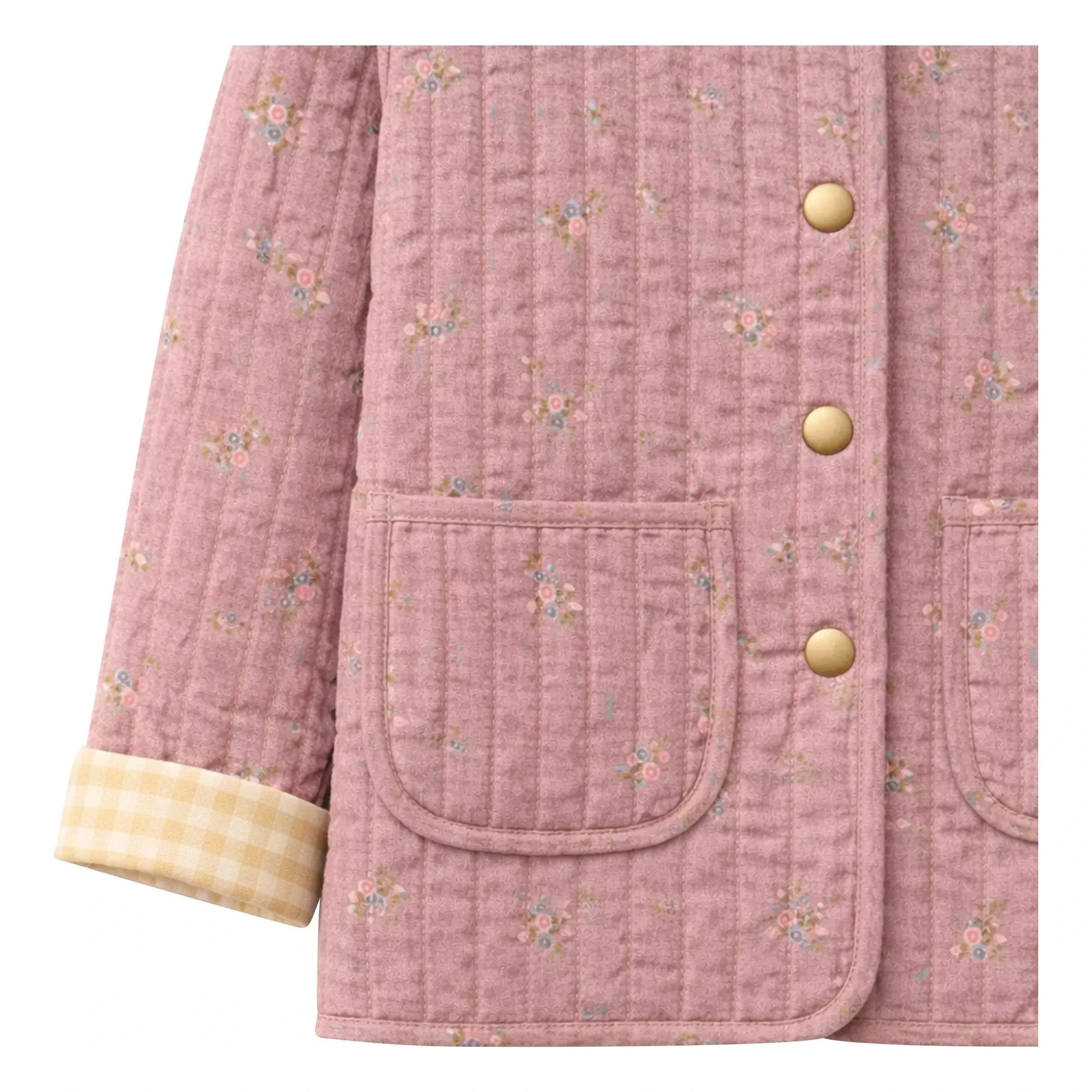 Lililotte - Valentina Fleurie Organic Cotton Jacket | Dust Pink