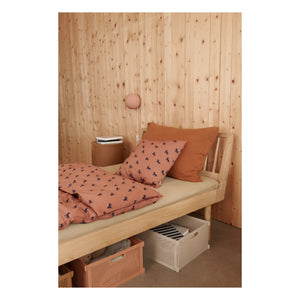 Liewood - Organic Cotton Bedding Set | Horses/Dark Rosetta