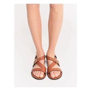 Socque Paris - Hydra Leather Sandal | Camel