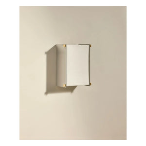 Maison Sarah Lavoine - Brushed Stainless Steel Wall Lamp Boxie | Steel