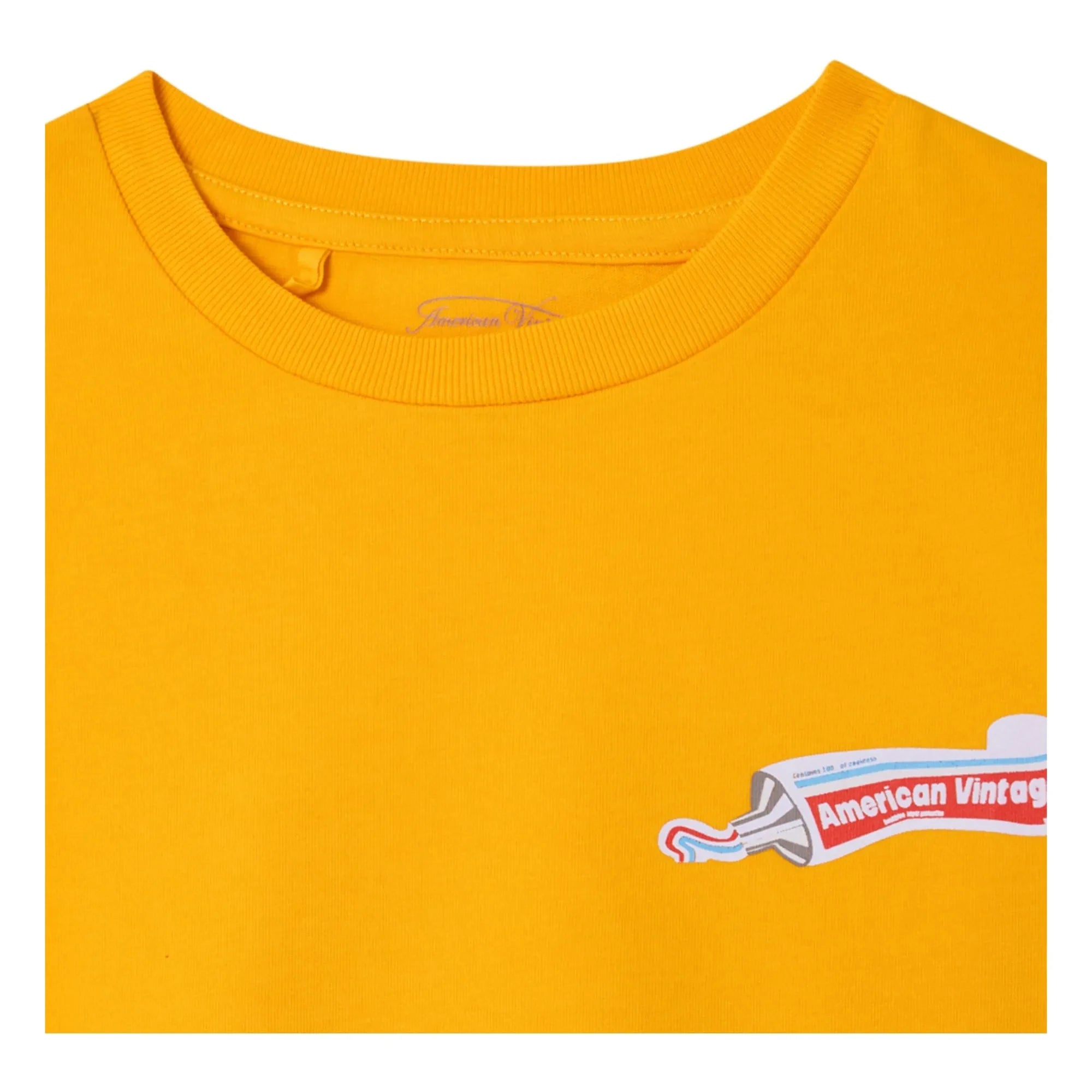 American Vintage - Fizvalley Toothpaste T-Shirt | Orange