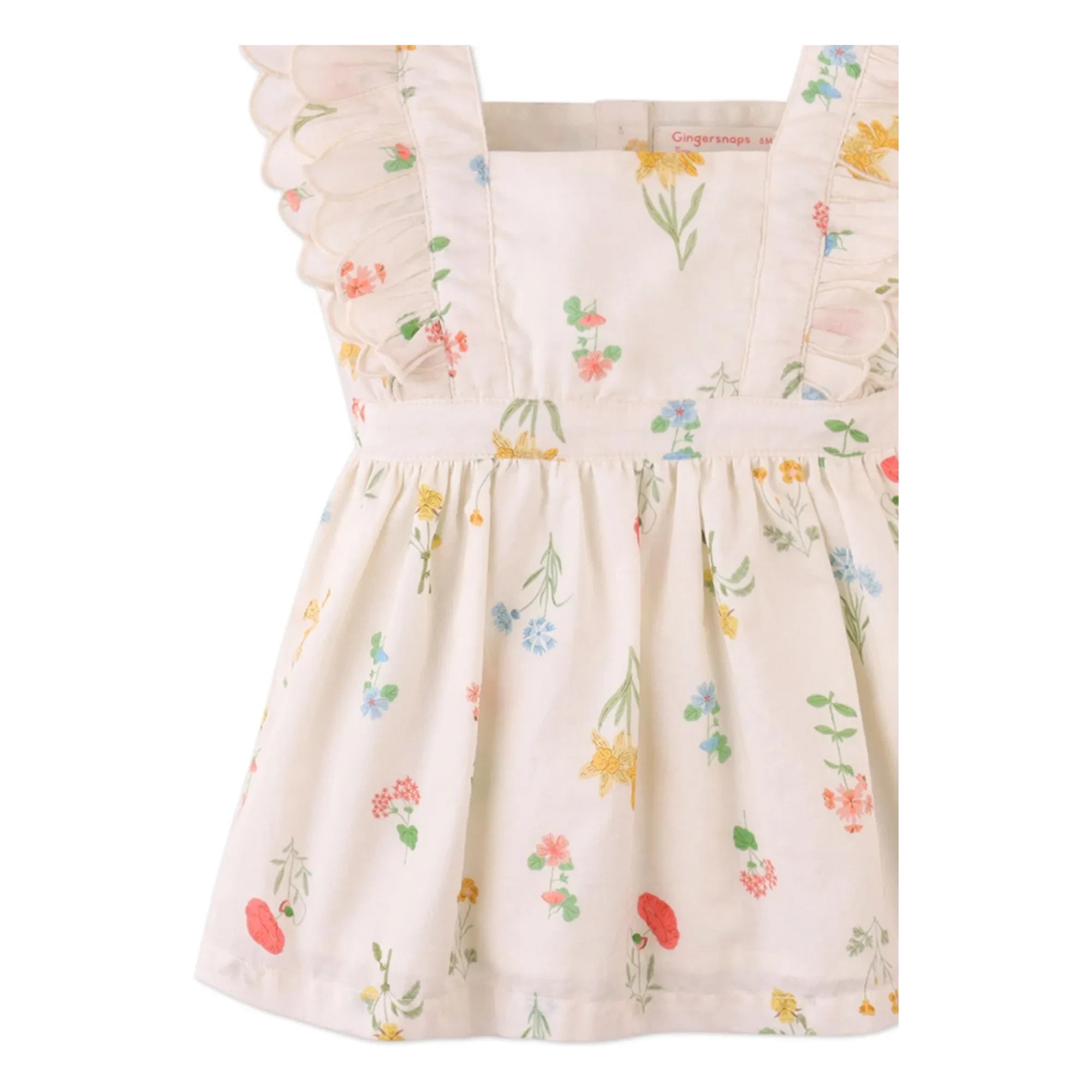 Gingersnaps - Chisa Embroidered Dress | Ecru
