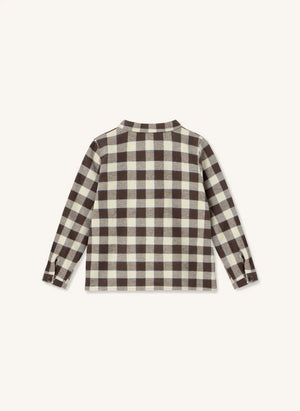 Fliink - Cody Checkered Shirt | Brown