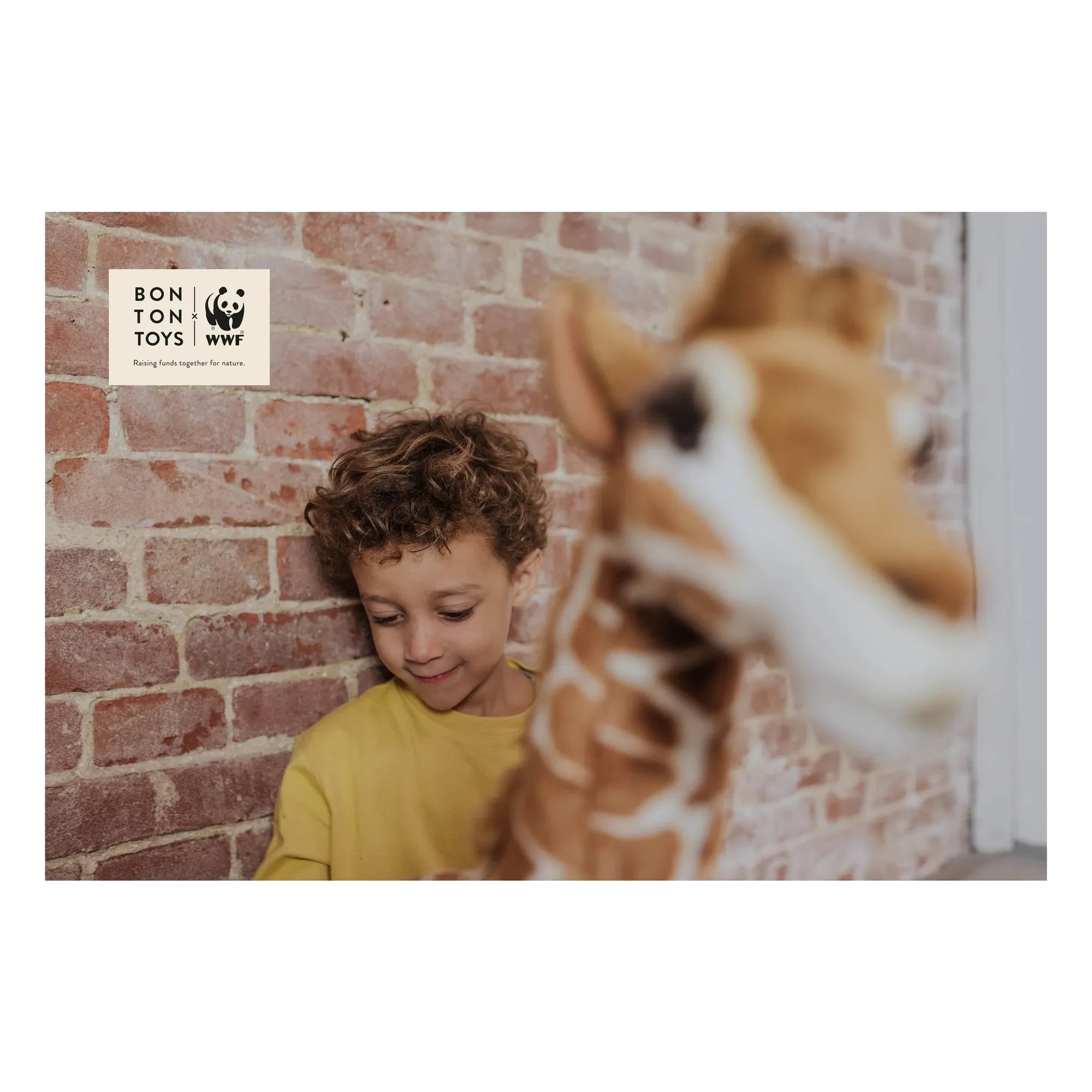 Bon Ton Toys - WWF Giraffe Plush | Ivory
