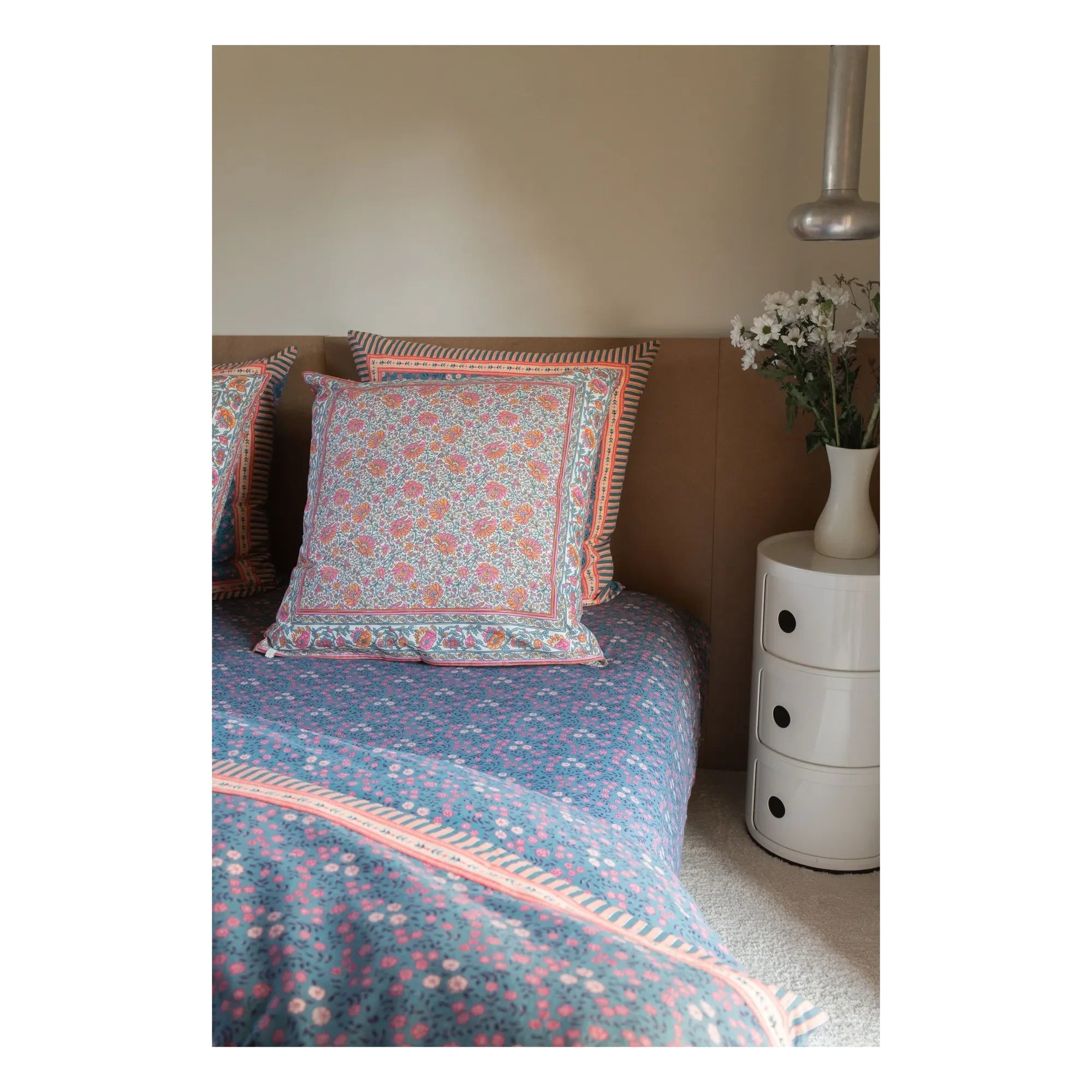 Louise Misha - Organic Cotton Fitted Sheet | Blue