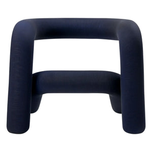 Moustache - Extra Bold Mixed Armchair - Big Game | Night Blue