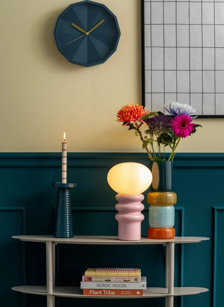 Present Time - Catania Aro Table Lamp | Powder Pink