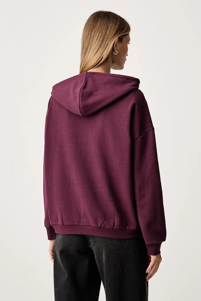 Liu Jo kapüşonlu kadın pamuklu sweatshirt