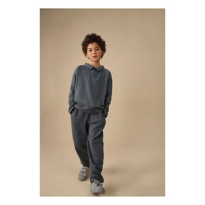 Gray Label - Organic Cotton Polo Shirt | Gray Blue
