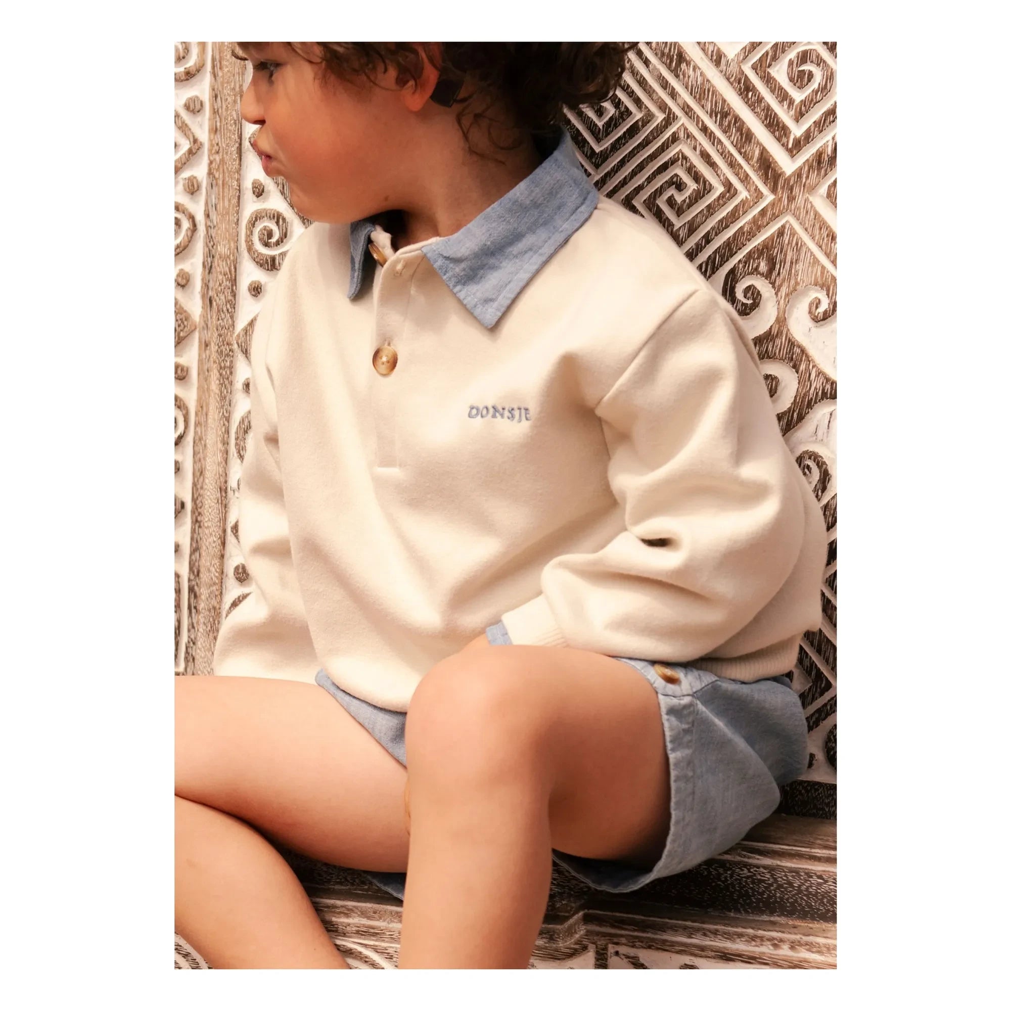 Donsje - Priem Organic Cotton Sweatshirt | Ecru