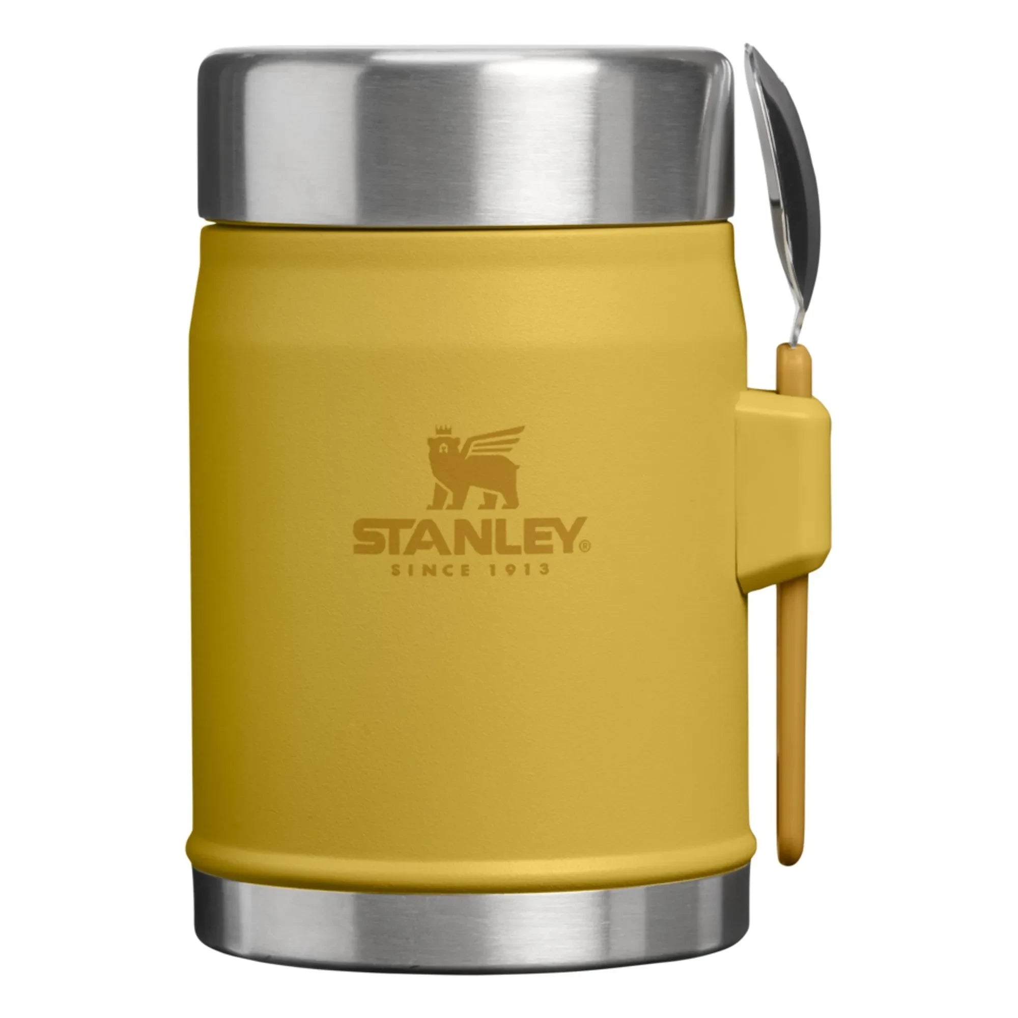 Stanley 1913 - The Legendary Classic Insulated Food Jar with Spork - 0.4 L | Mustard