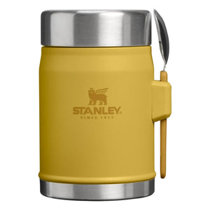 Stanley 1913 - The Legendary Classic Insulated Food Jar with Spork - 0.4 L | Mustard