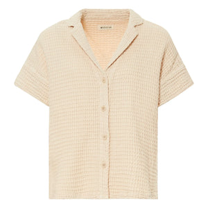 Masscob - Laguna Cotton and Linen Shirt | Off-white