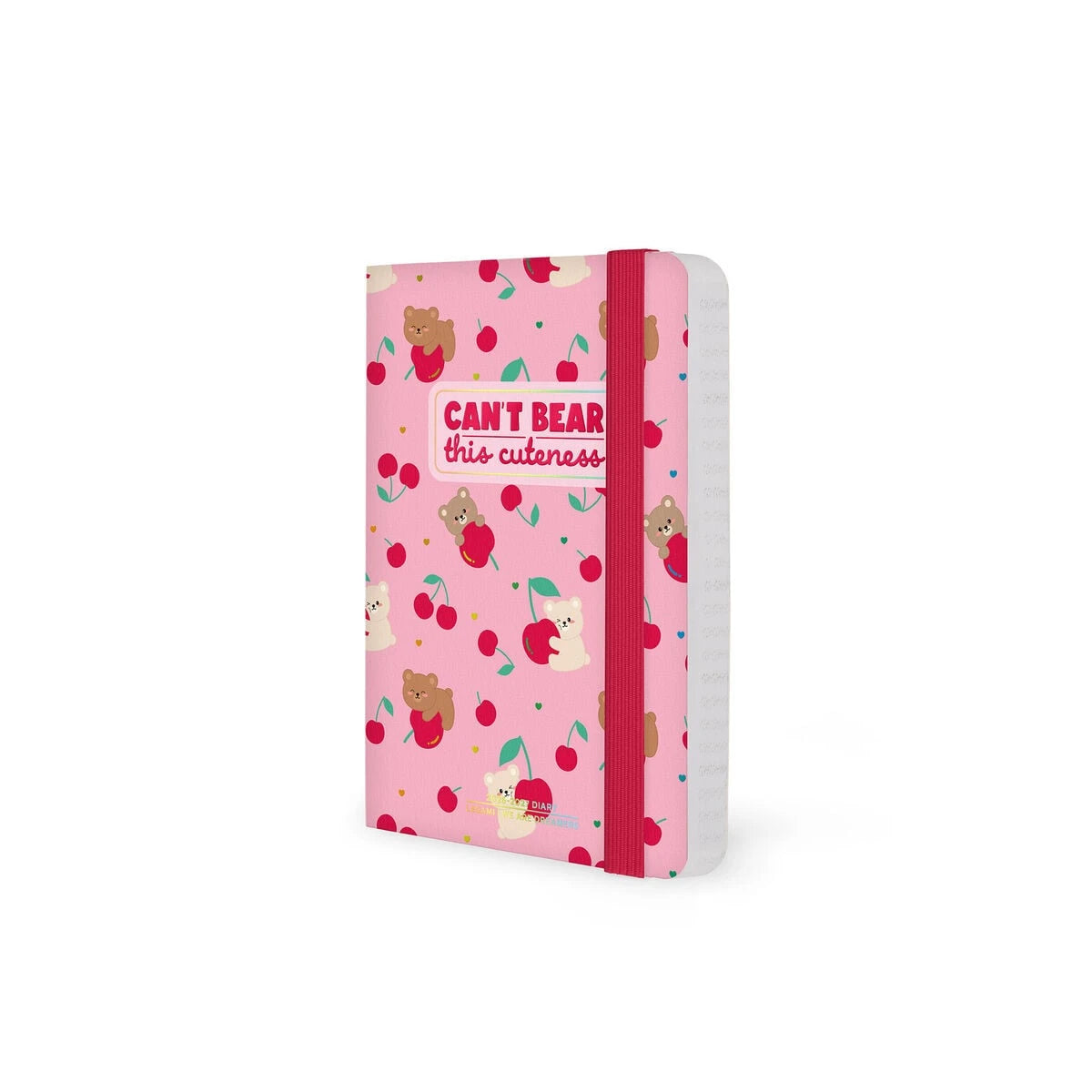 Legami - 16-Month Weekly Photo Planner 2026/2027 - Pink Teddy Bear - Small Notebook