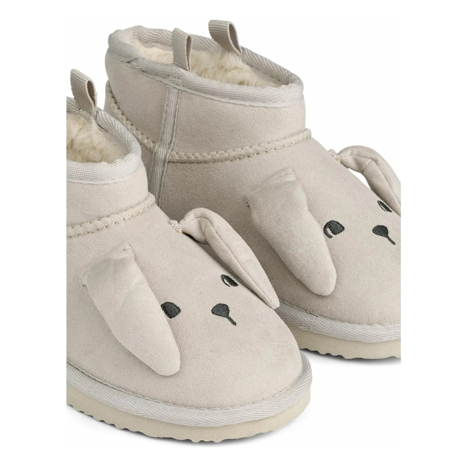 Liewood - Alban Bunny Recycled Fiber Shoes | Light Gray