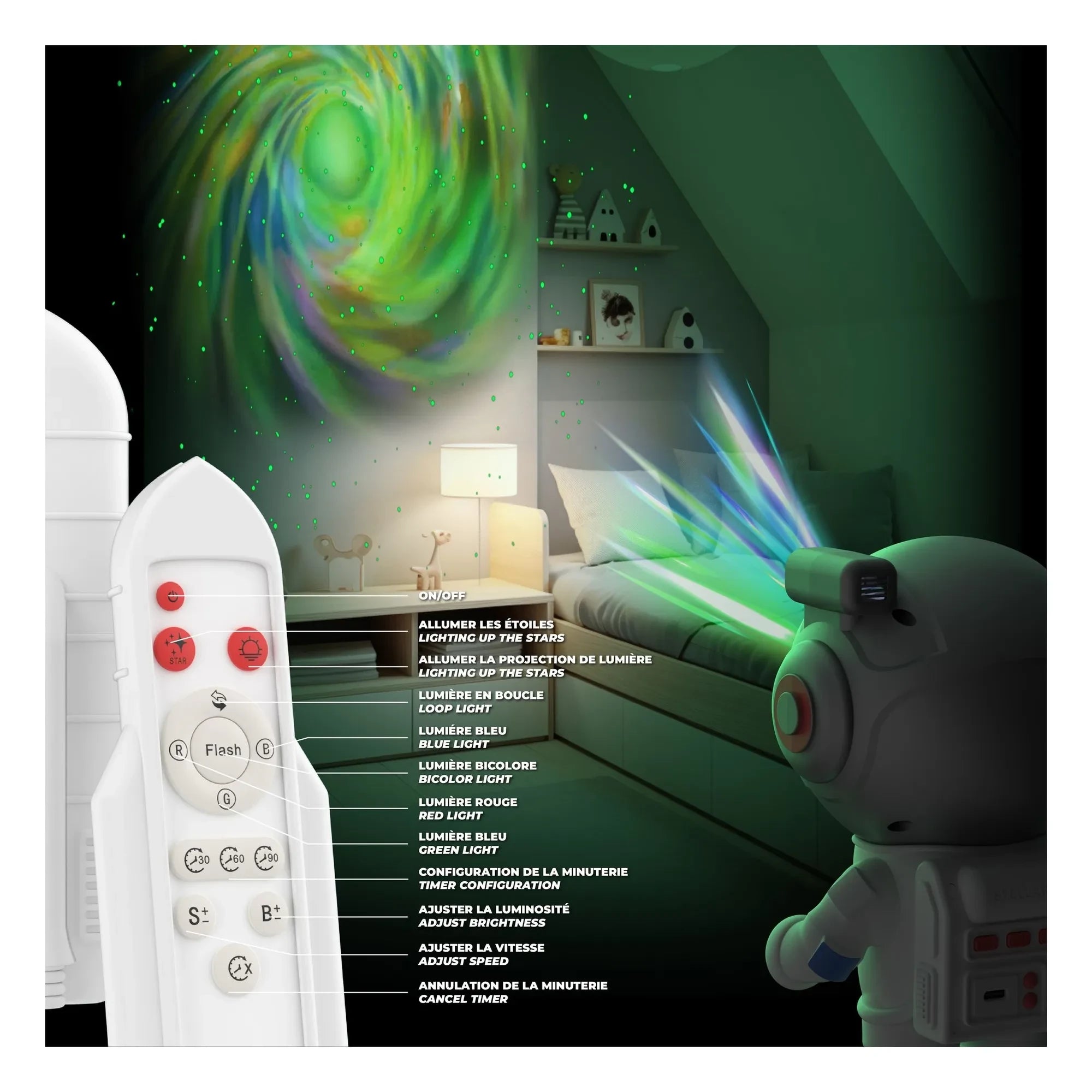 MOB - Stellar Light Galaxy Projector