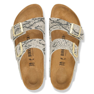 BIRKENSTOCK - Arizona Snake Sandals | Light Gray