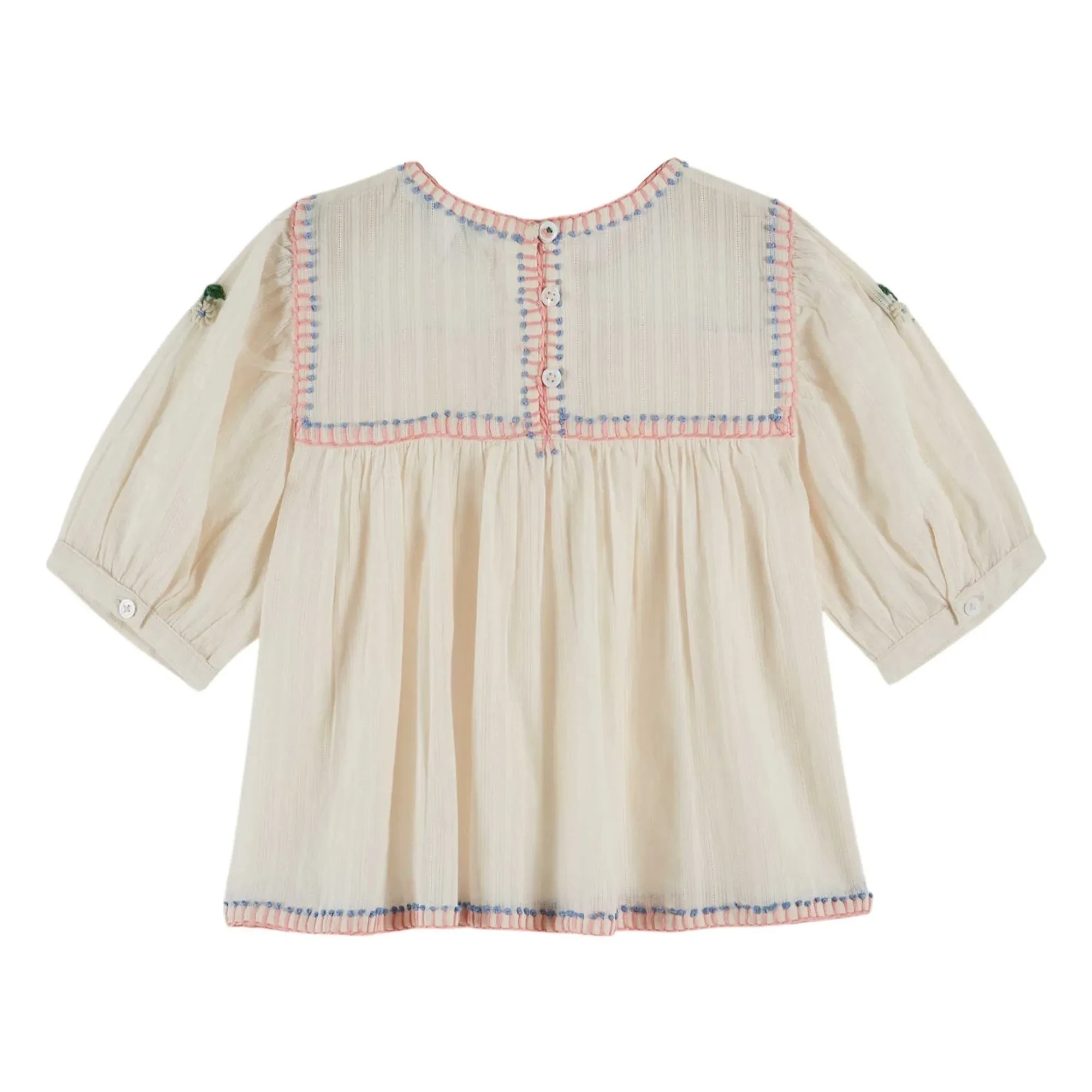 Emile et Ida - Embroidered Blouse | Cream
