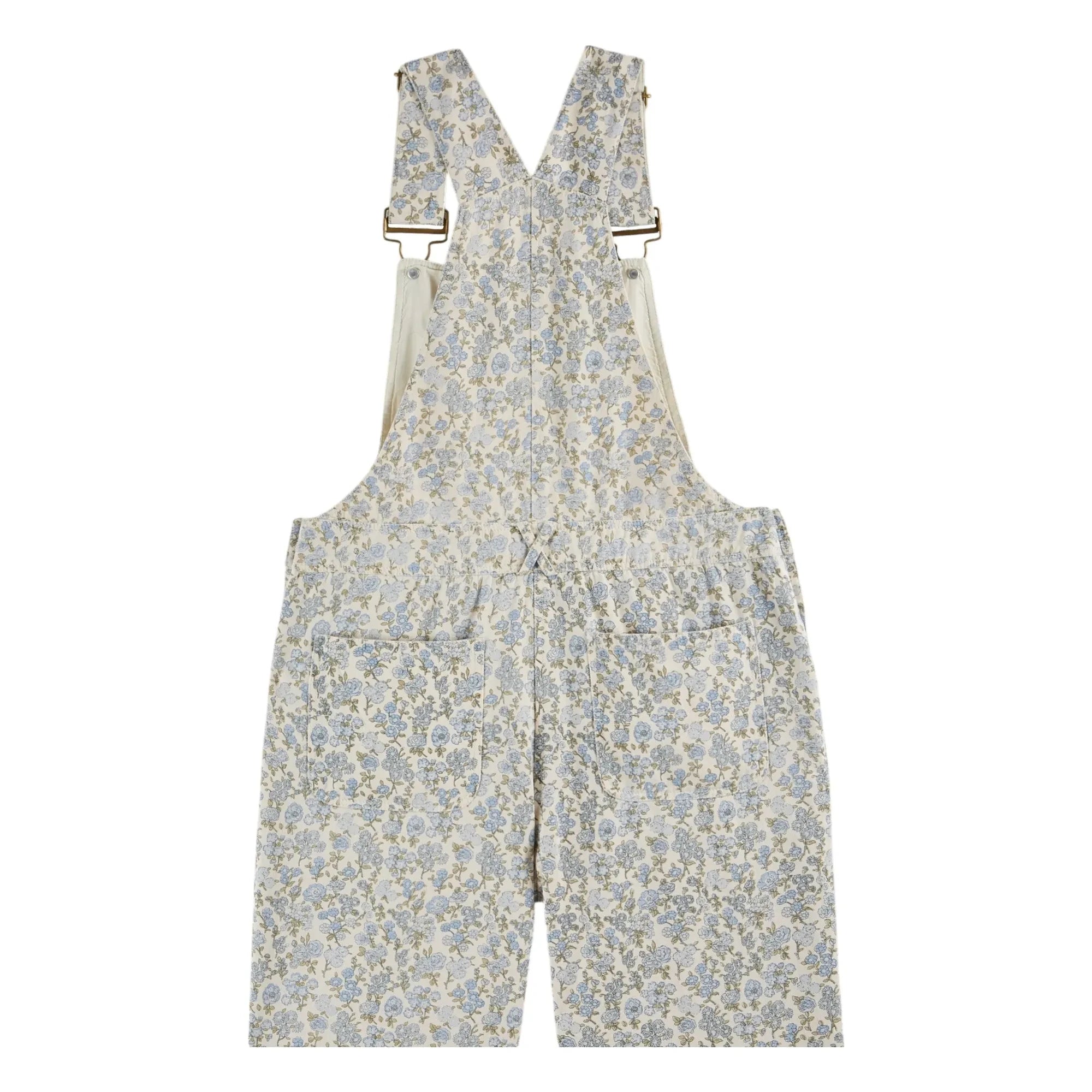 Emile et Ida - Blue | Cotton Floral Patterned Salopet