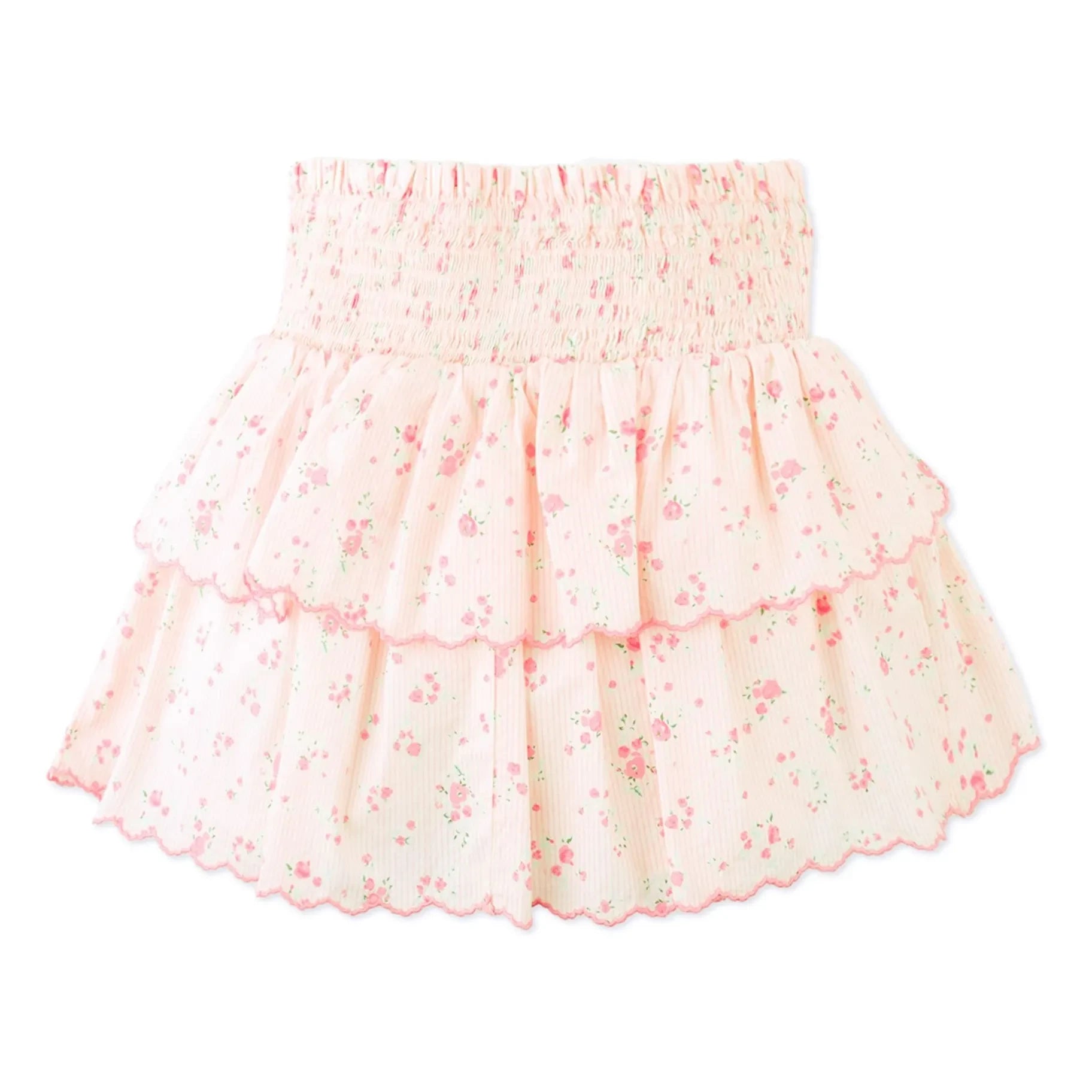 Gingersnaps - Short Bea Gathered Skirt | Powder Pink