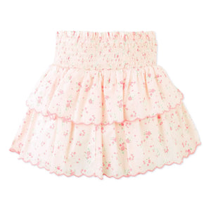 Gingersnaps - Short Bea Gathered Skirt | Powder Pink