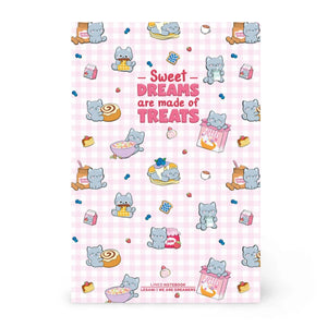 Legami - A5 Çizgili Resimli Sert Kapaklı Defter - Minik Kedi