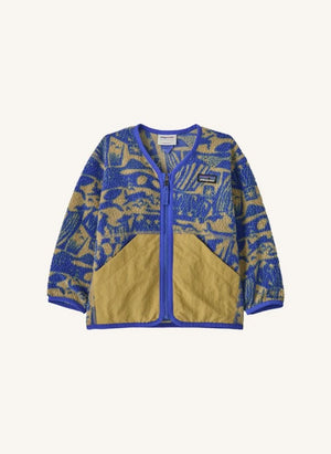 Patagonia - Recycled Fiber Shearling Fleece Jacket | Blue