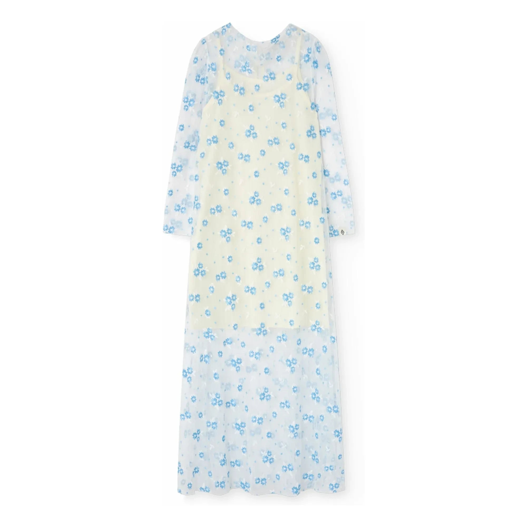 The Animals Observatory - Peacock Dress | White