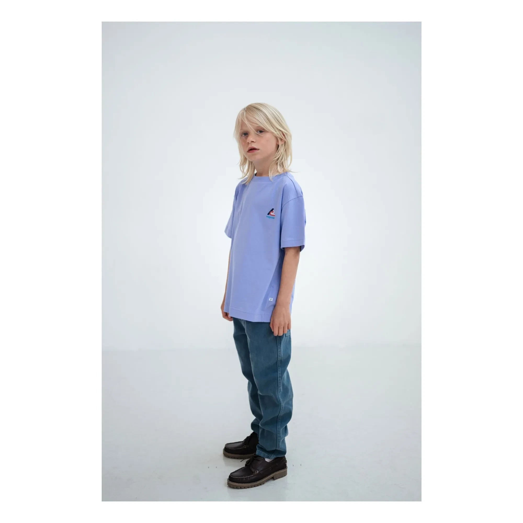 Repose AMS - Logo T-shirt Organic Cotton | Lilac