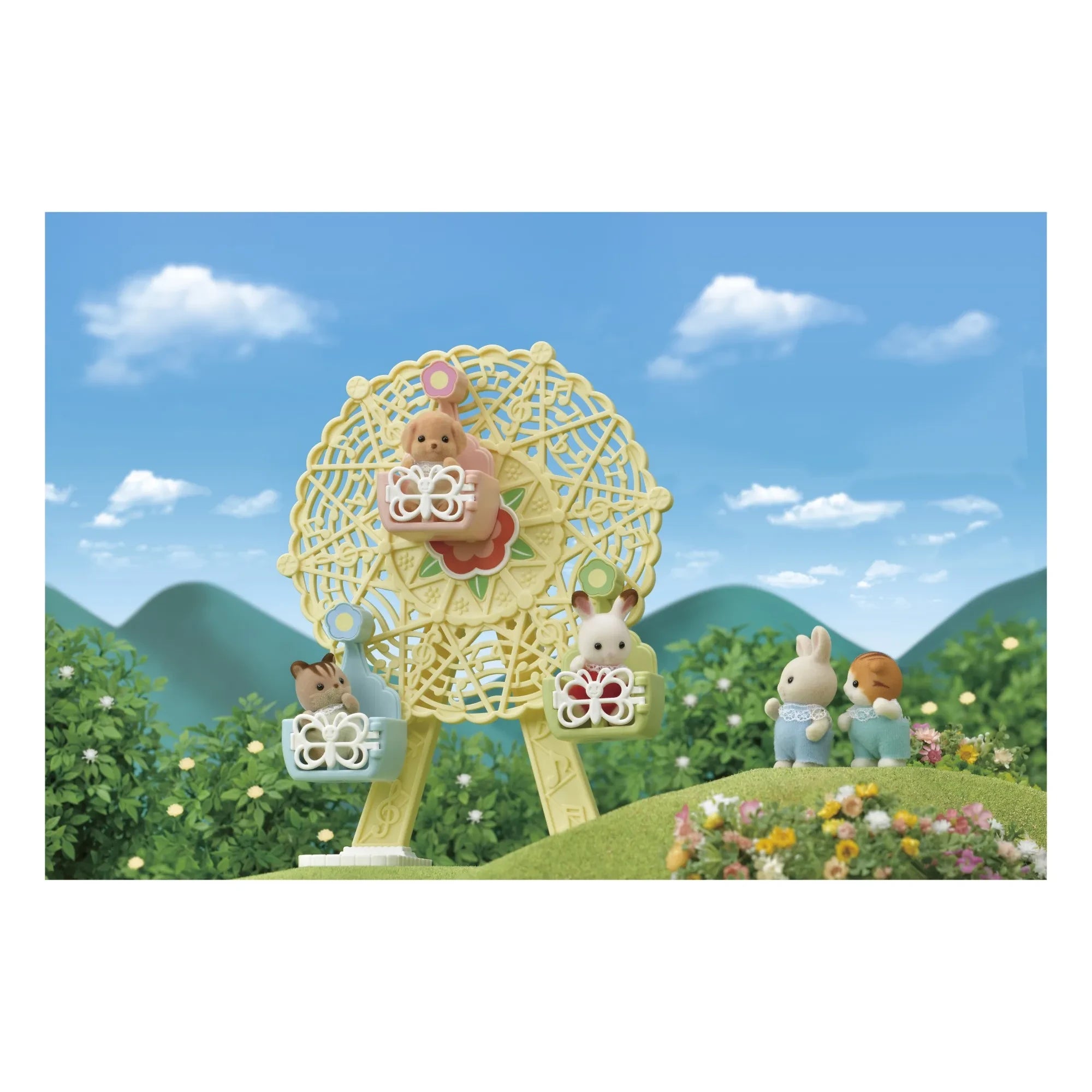 Sylvanian Families - Carousel and Baby Dachshund Toy