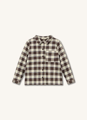Fliink - Cody Checkered Shirt | Brown
