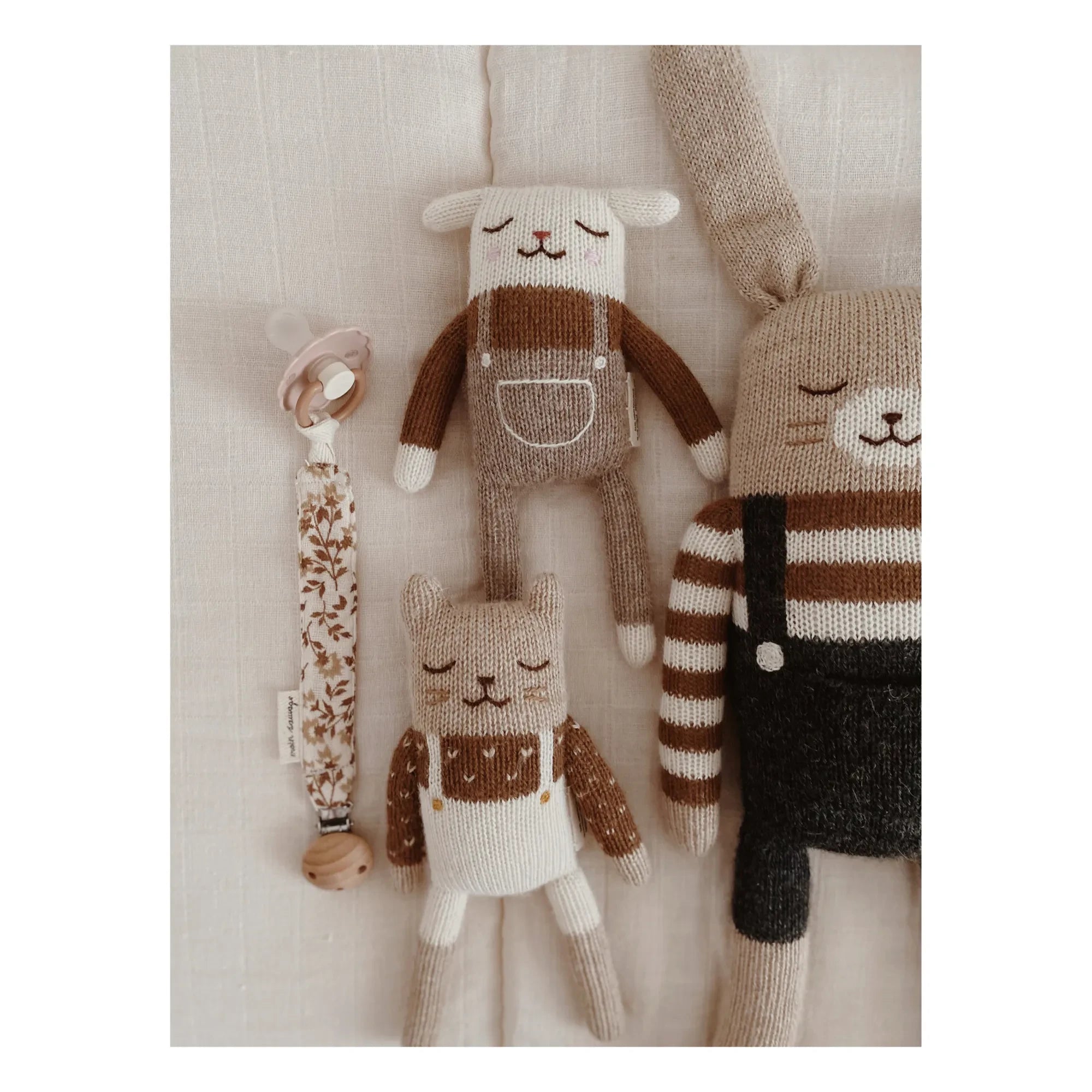 Main Sauvage - Doudou Kitten Romper | Ecru