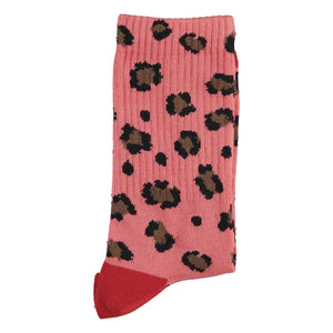 Piupiuchick - Leopar çorap | Pembe