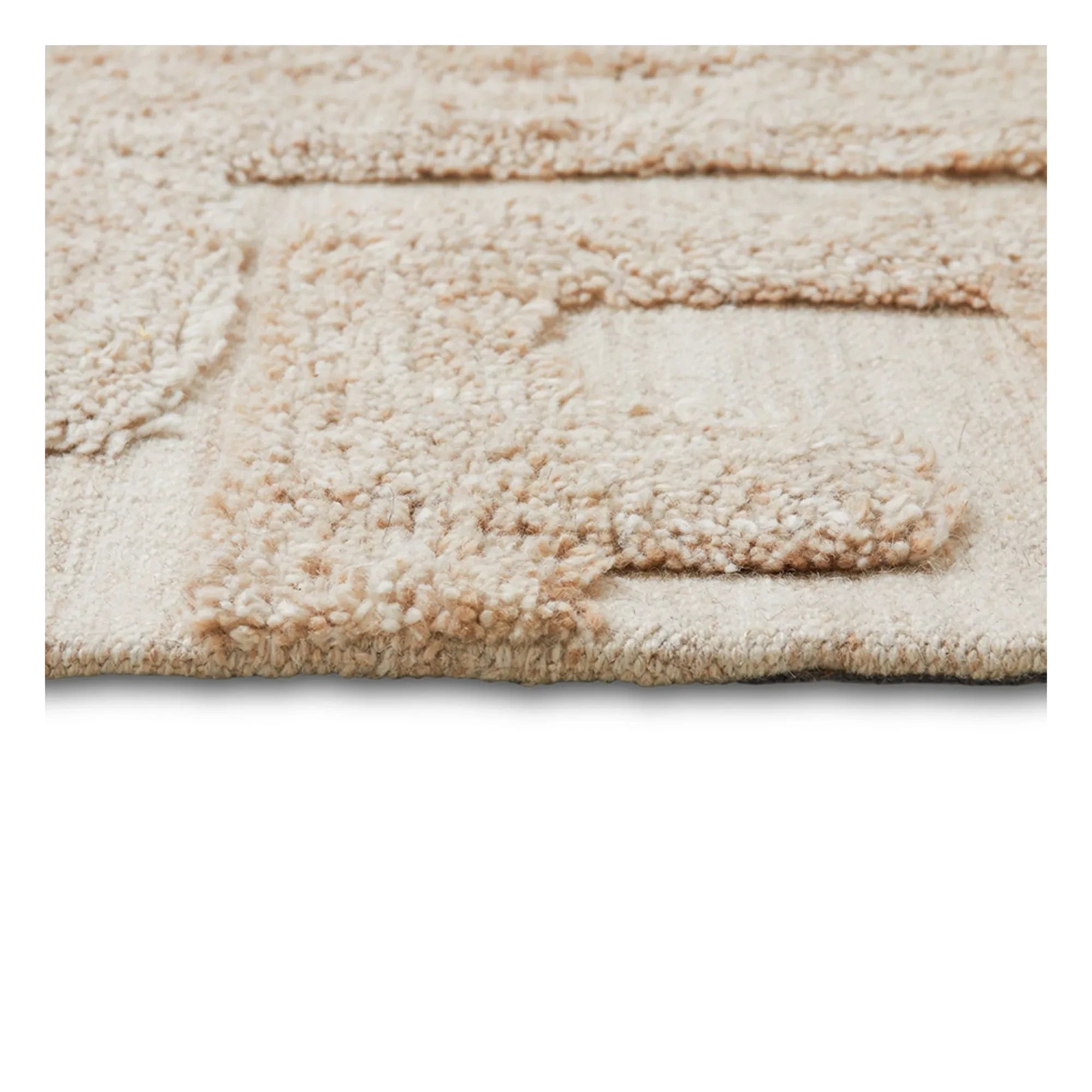 HKliving - Limestone Tuff Rug | Cream