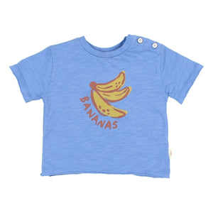 Búho - Banana Organic Cotton Baby T-Shirt | Indigo Blue