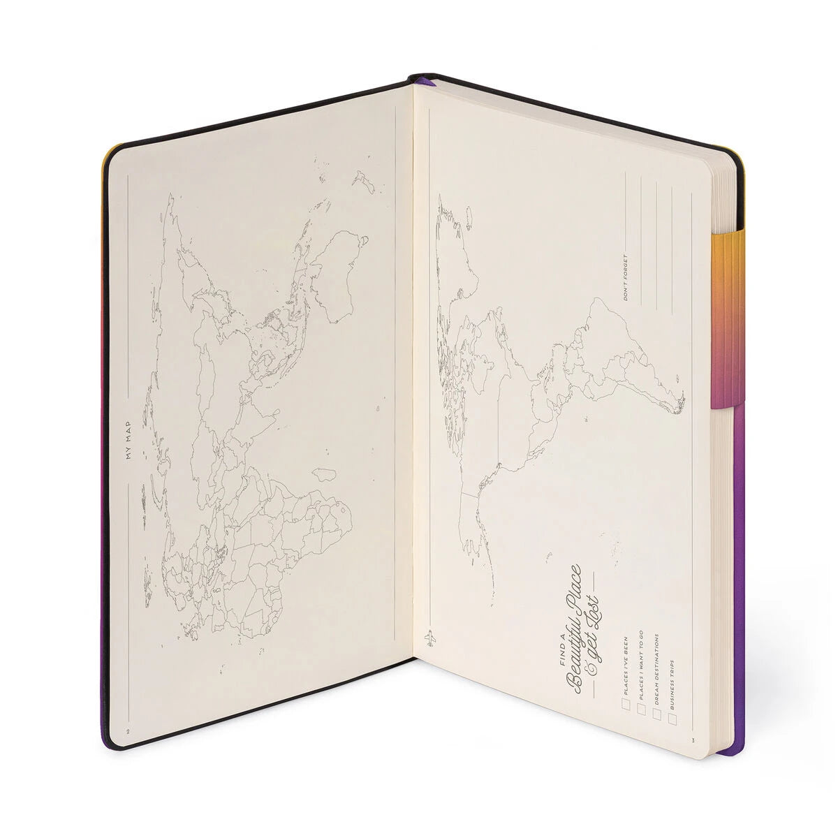 Legami - Notebook with Blank Pages and Soft Cover - Sunset Vibes - My Notebook