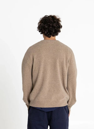 Smallable Man - Mozart Merino Wool Sweater | Taupe Brown