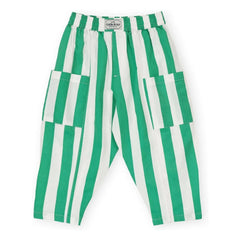 Goldie + Ace - Striped Pocket Pants | Green