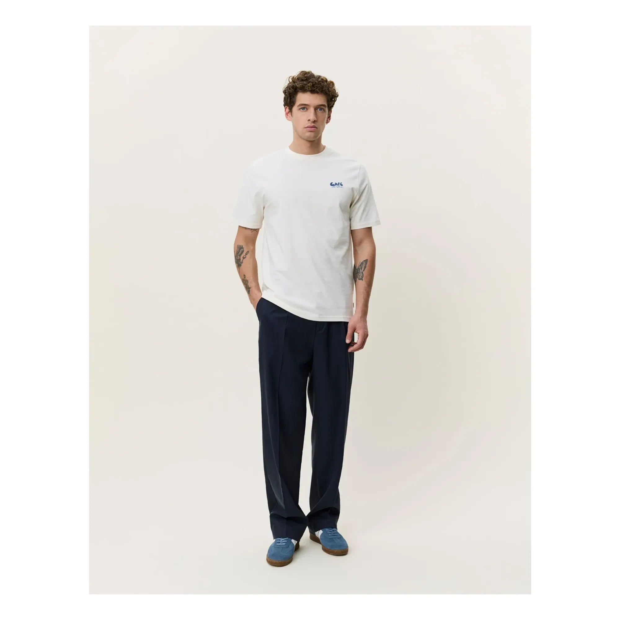 Les Deux - Café T-Shirt | Ivory