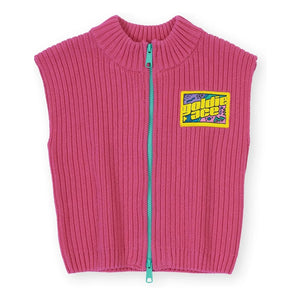 Goldie + Ace - Ribbed Sleeveless Tank Top | Pink